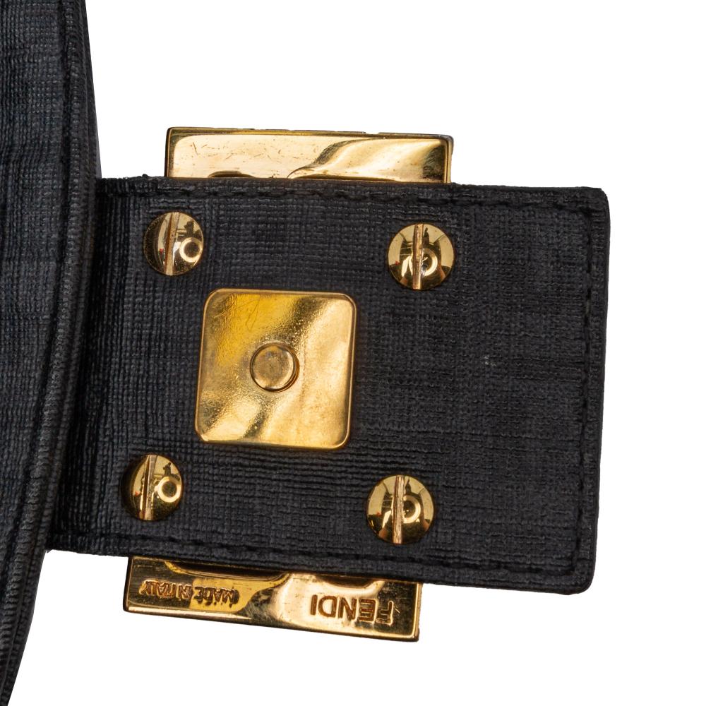 Black Fabric Fendi Shoulder Bag
