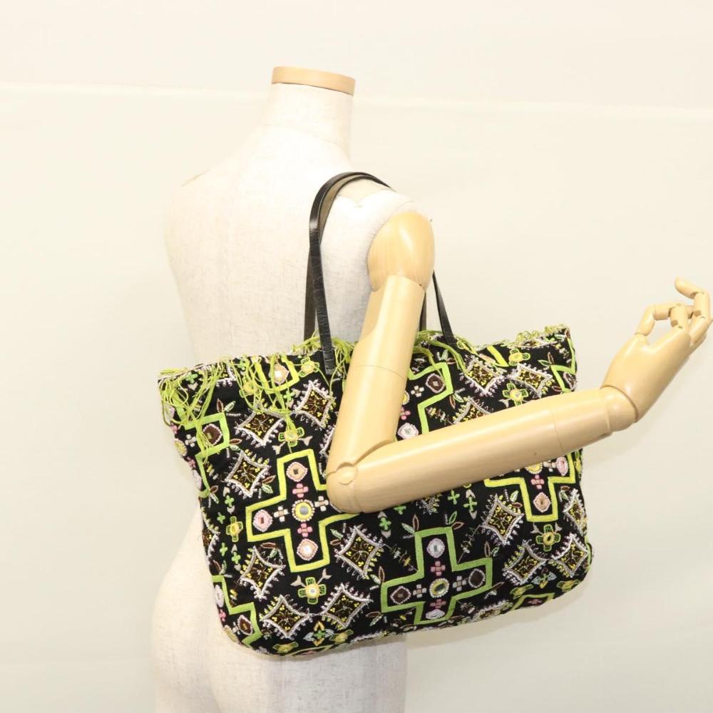 Black Fabric Fendi Tote
