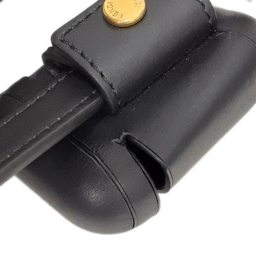 Black Leather Fendi Shoulder Bag