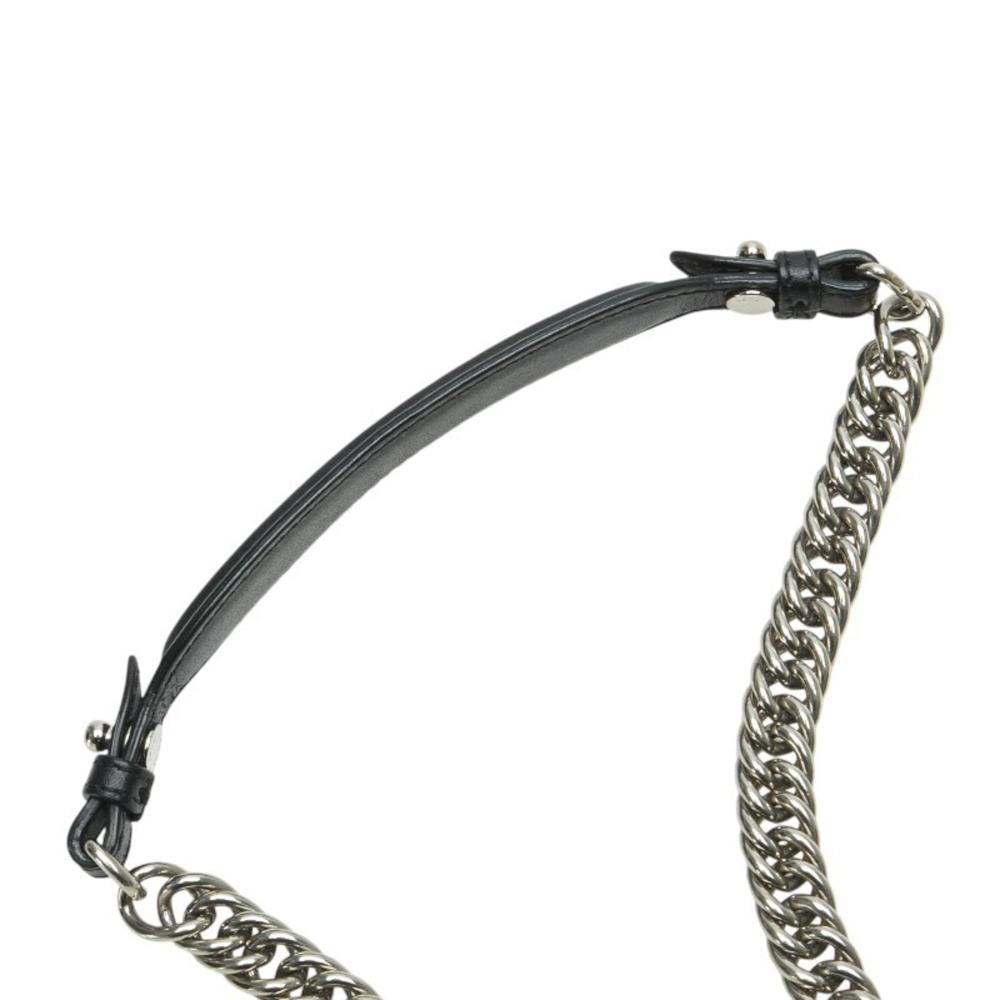 Black Leather Fendi Shoulder Bag