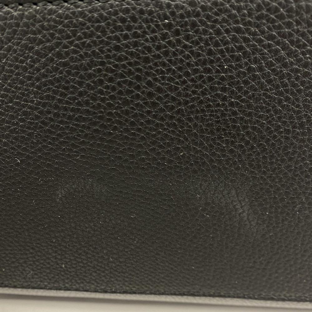 Black Leather Fendi Shoulder Bag