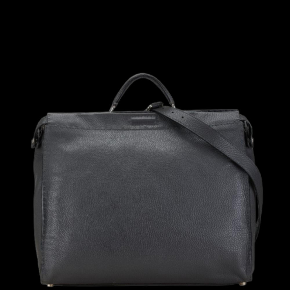 Black Leather Fendi Shoulder Bag