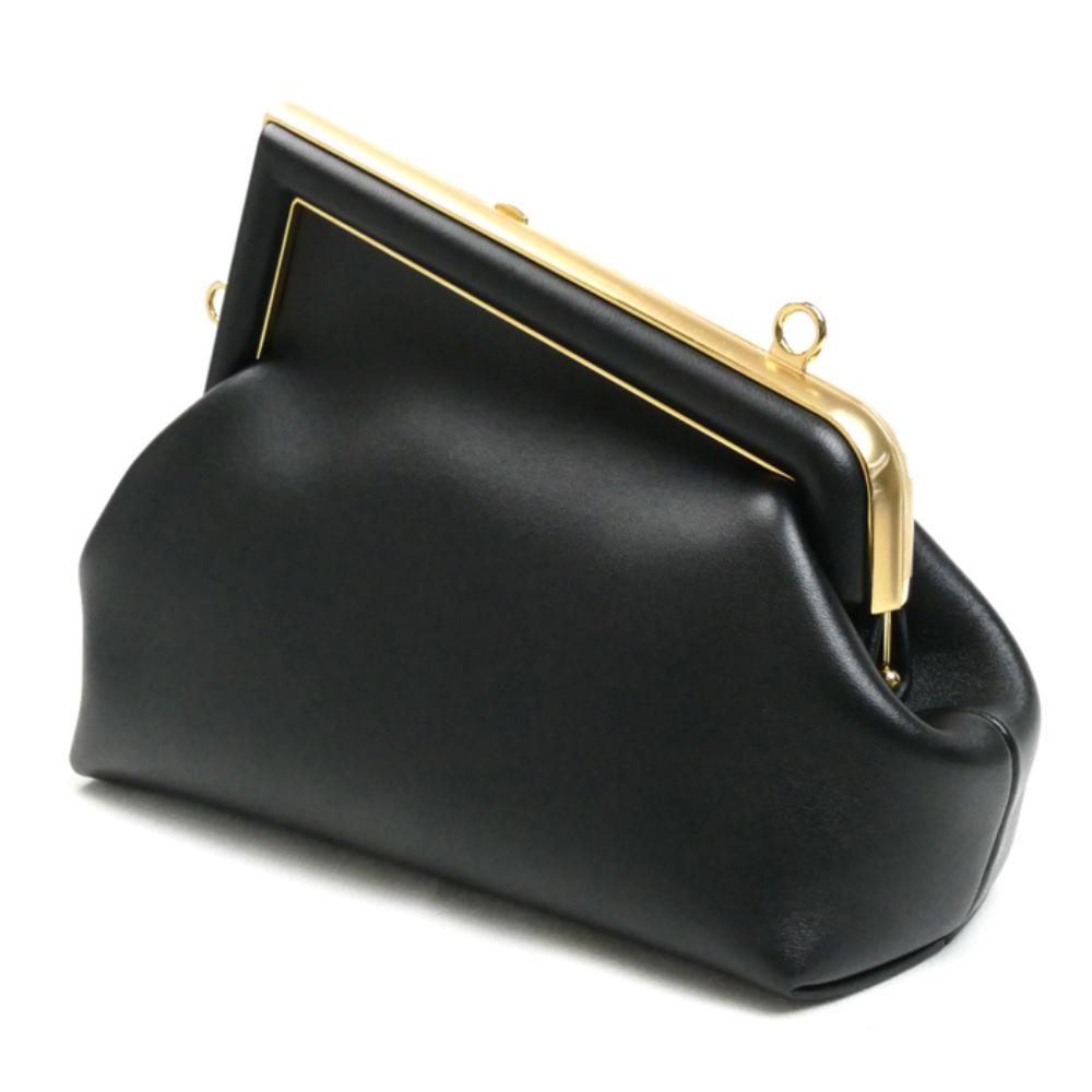 Black Leather Fendi Shoulder Bag