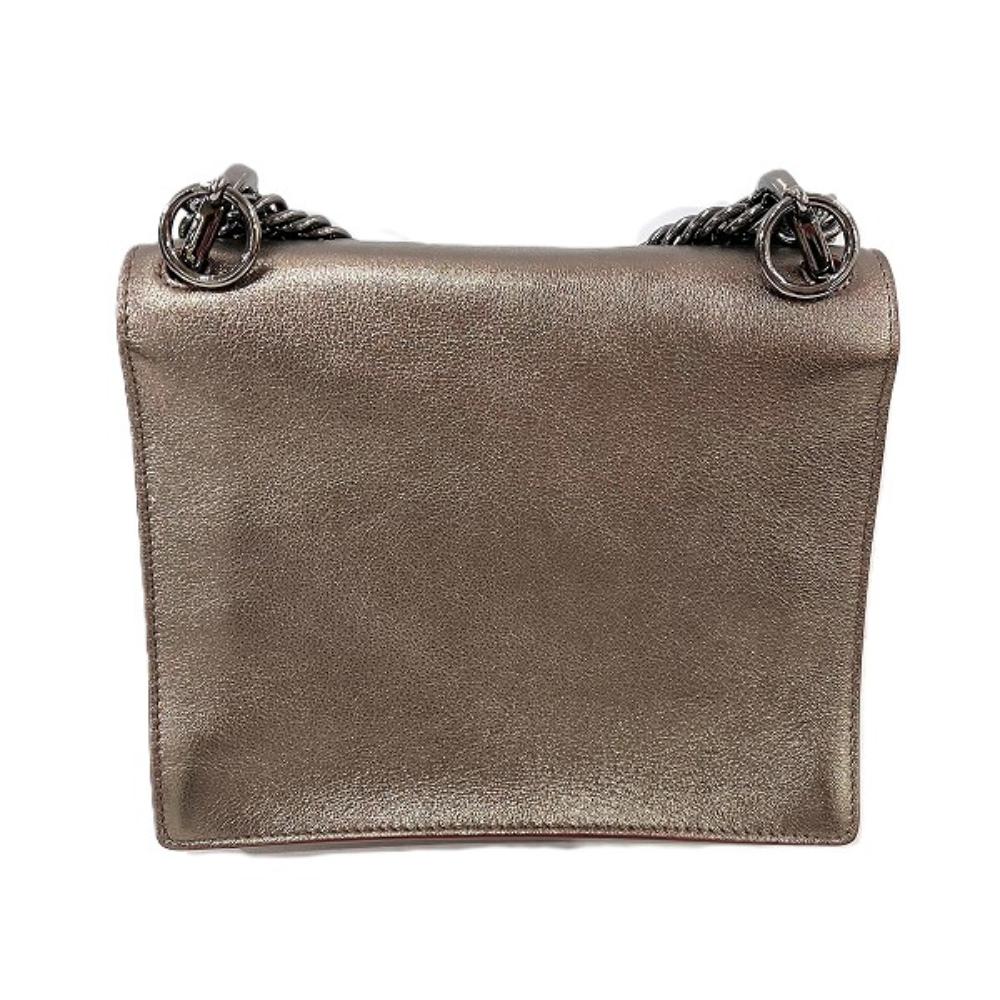 Black Leather Fendi Shoulder Bag