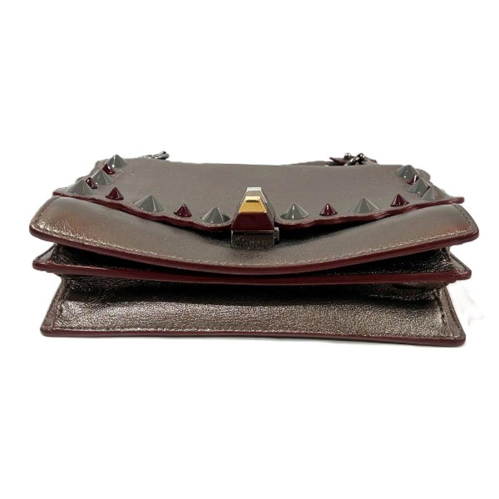 Black Leather Fendi Shoulder Bag