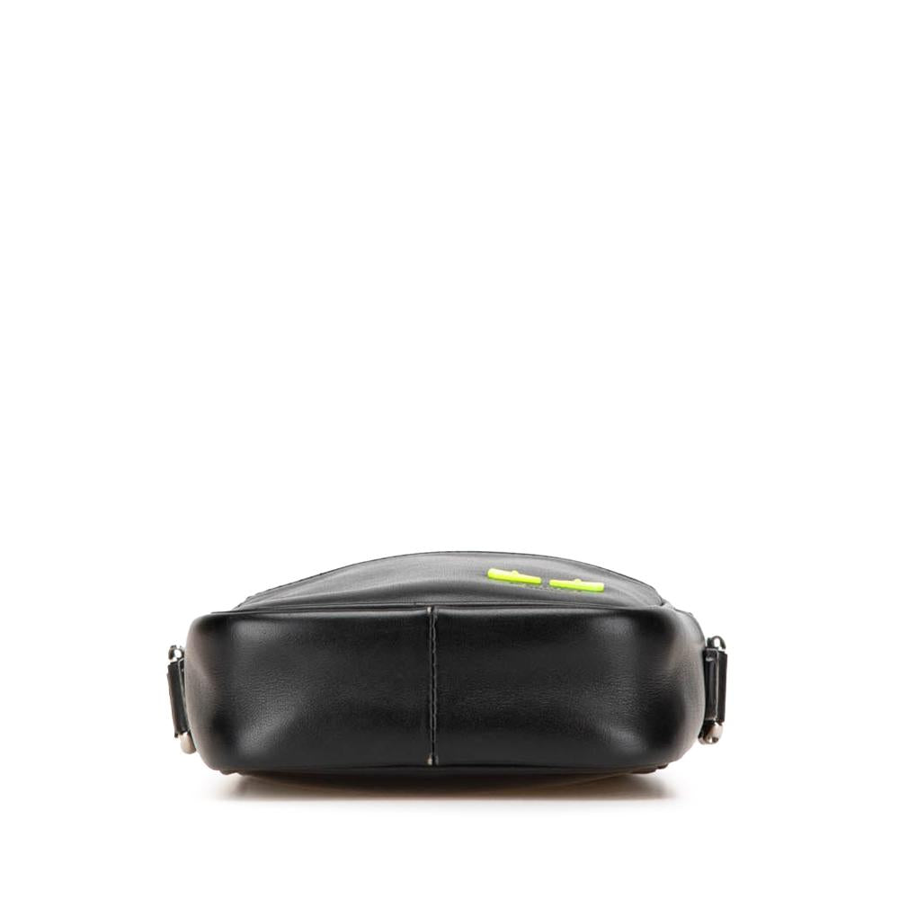 Black Leather Fendi Crossbody Bag