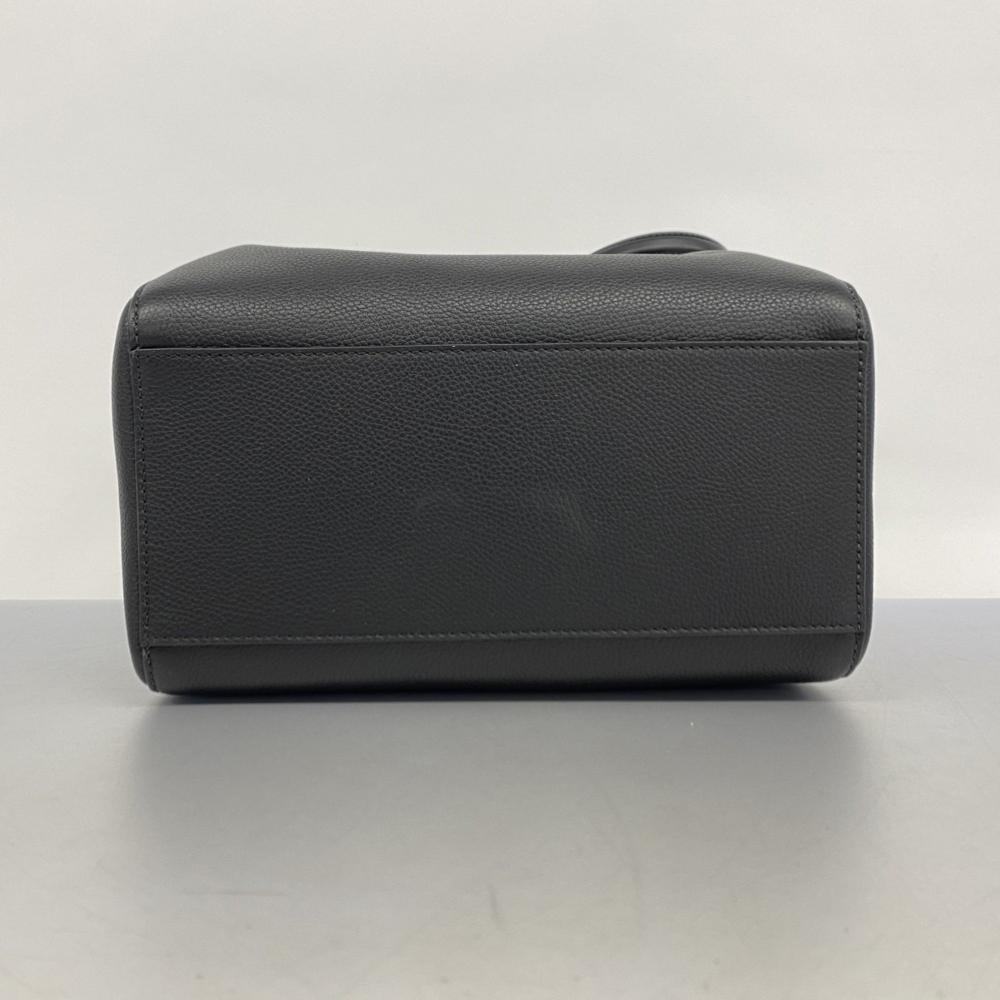 Black Leather Fendi Shoulder Bag