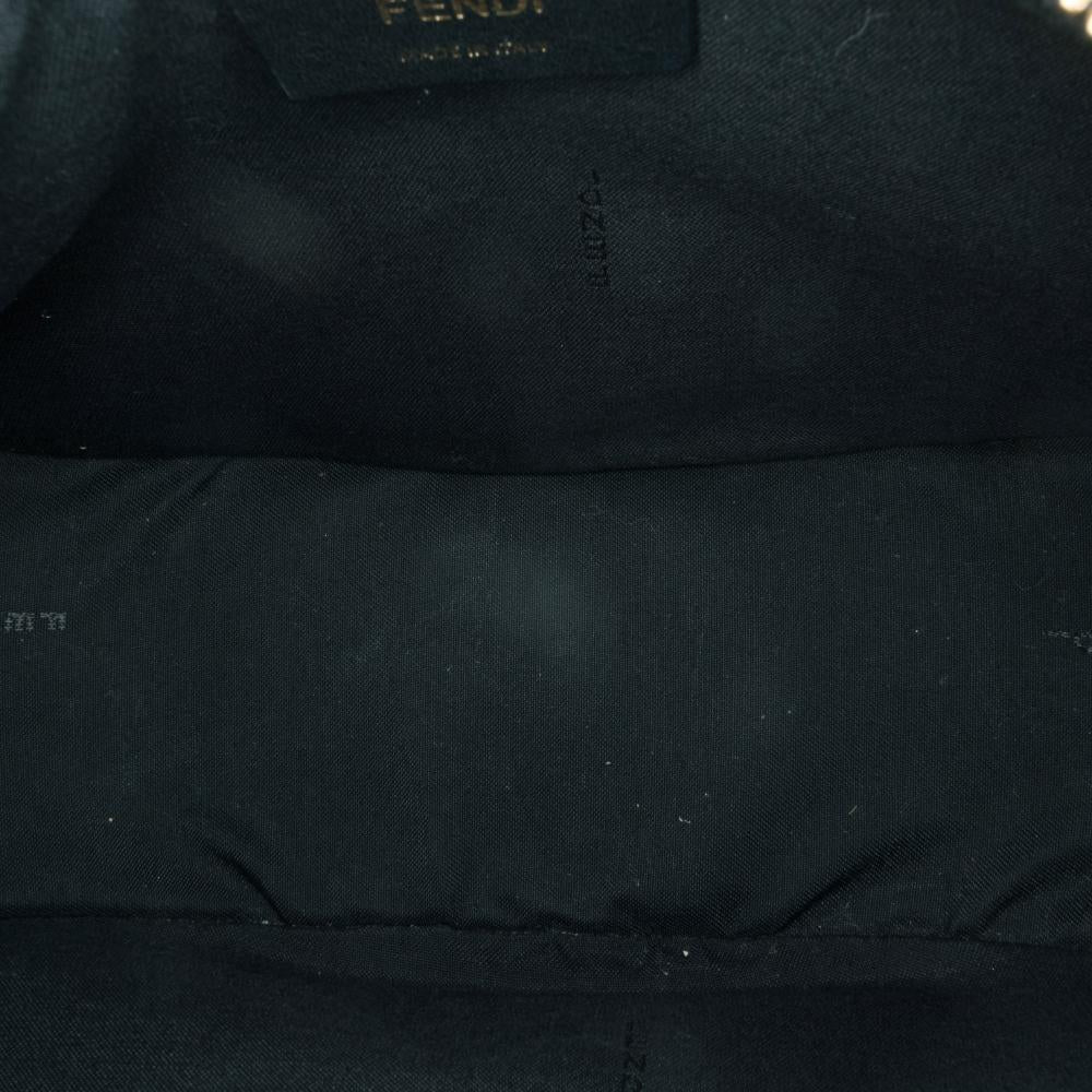 Black Leather Fendi Shoulder Bag