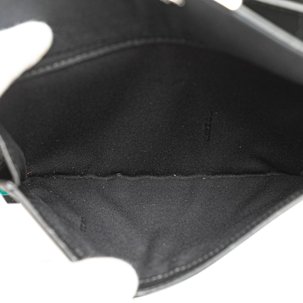 Black Leather Fendi Crossbody Bag