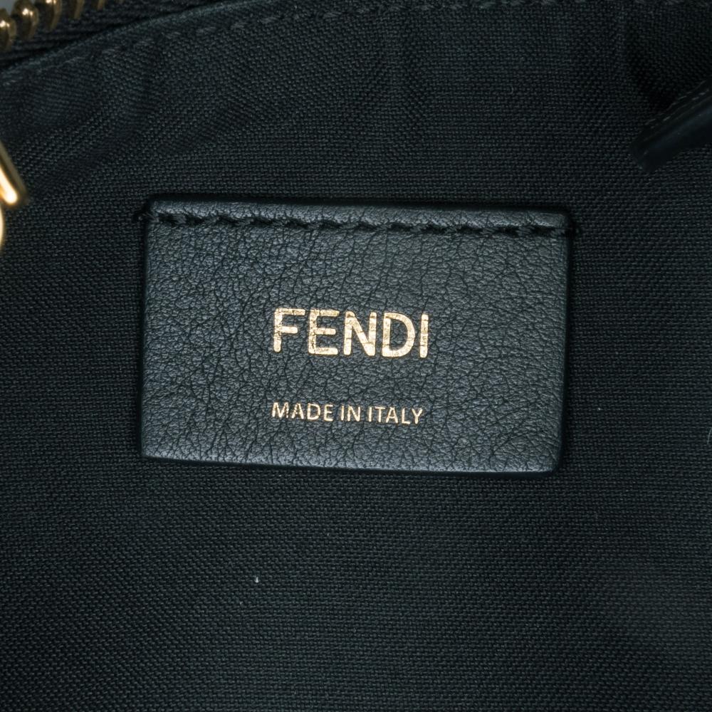 Black Leather Fendi Shoulder Bag