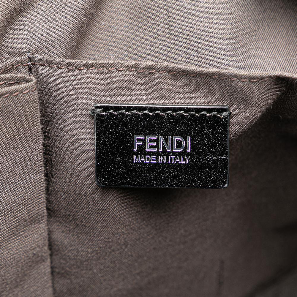 Black Leather Fendi Shoulder Bag