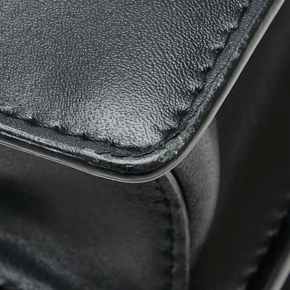 Black Leather Fendi Shoulder Bag