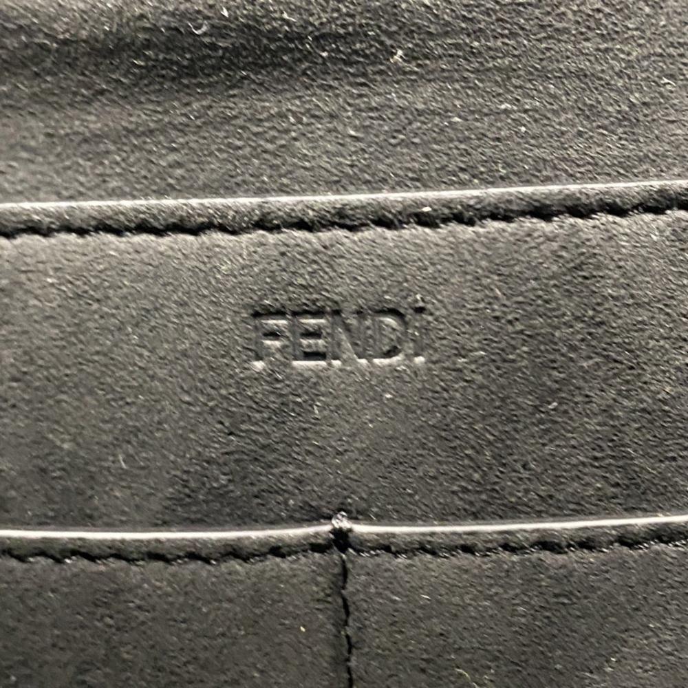 Black Leather Fendi Shoulder Bag