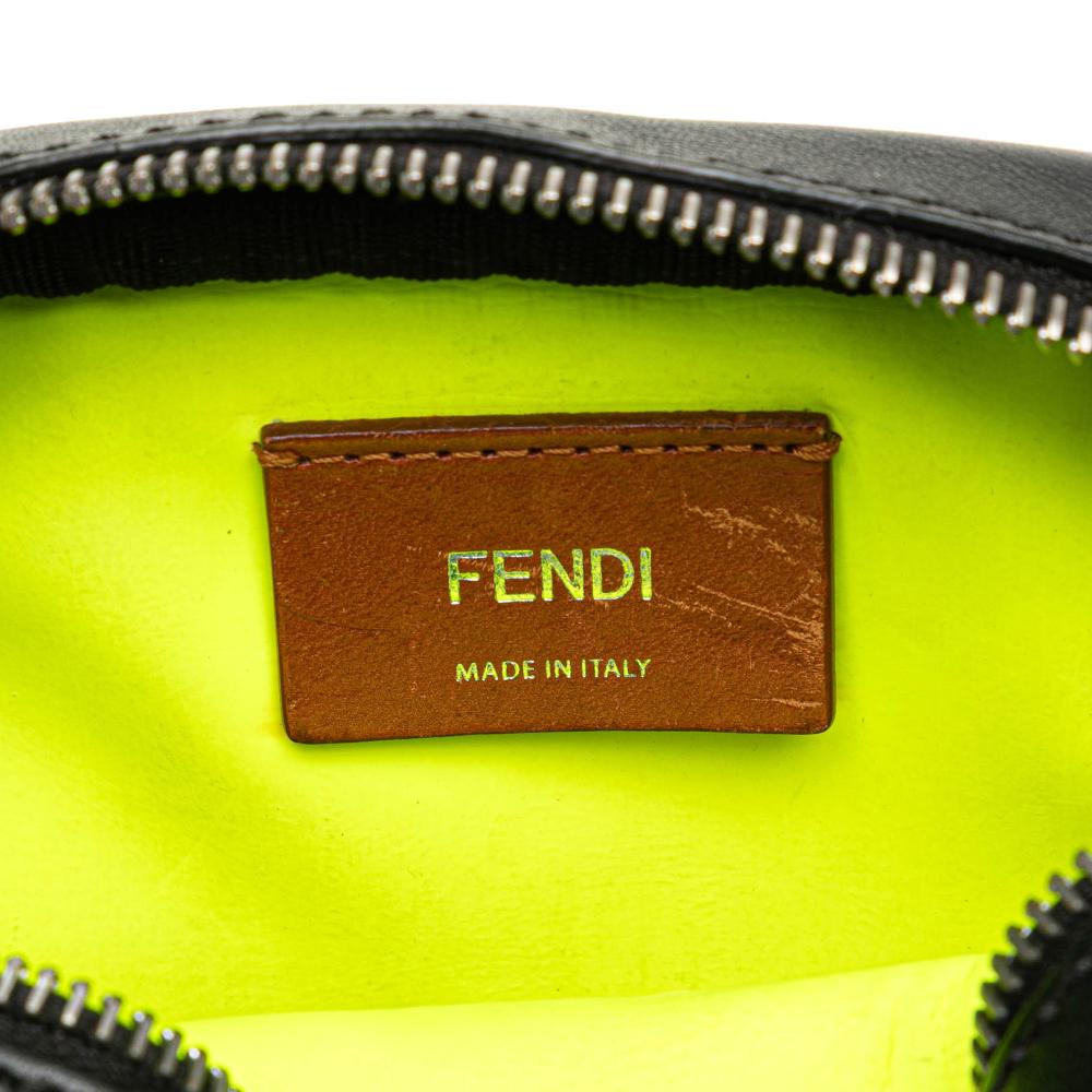 Black Leather Fendi Crossbody Bag
