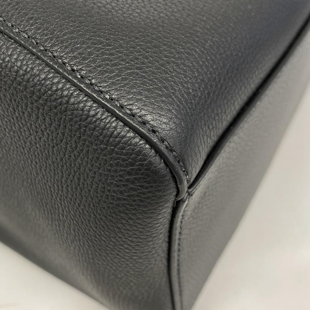 Black Leather Fendi Shoulder Bag