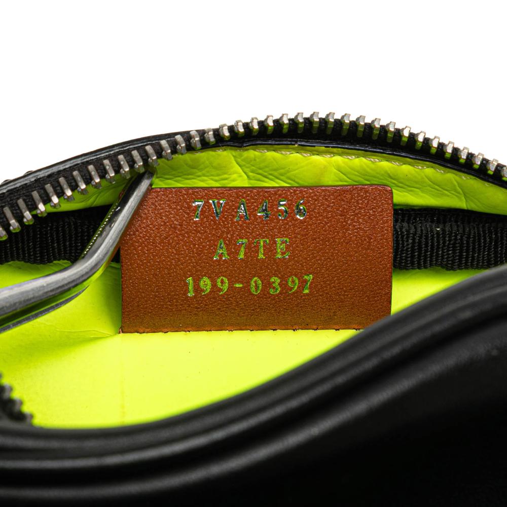 Black Leather Fendi Crossbody Bag