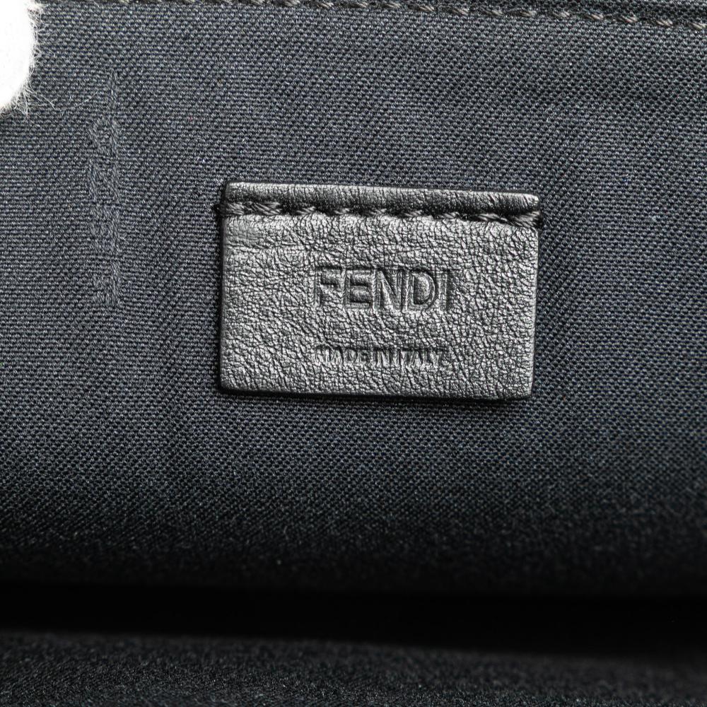 Black Leather Fendi Crossbody Bag