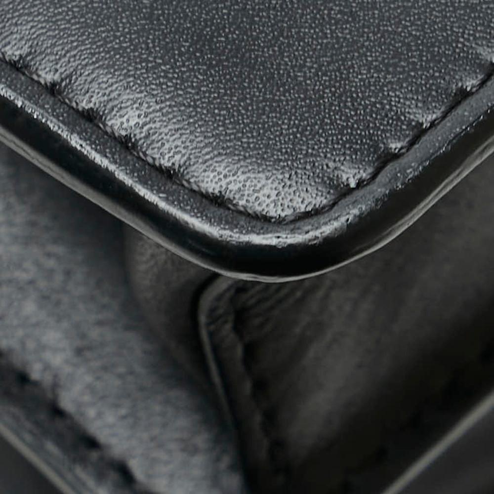 Black Leather Fendi Shoulder Bag