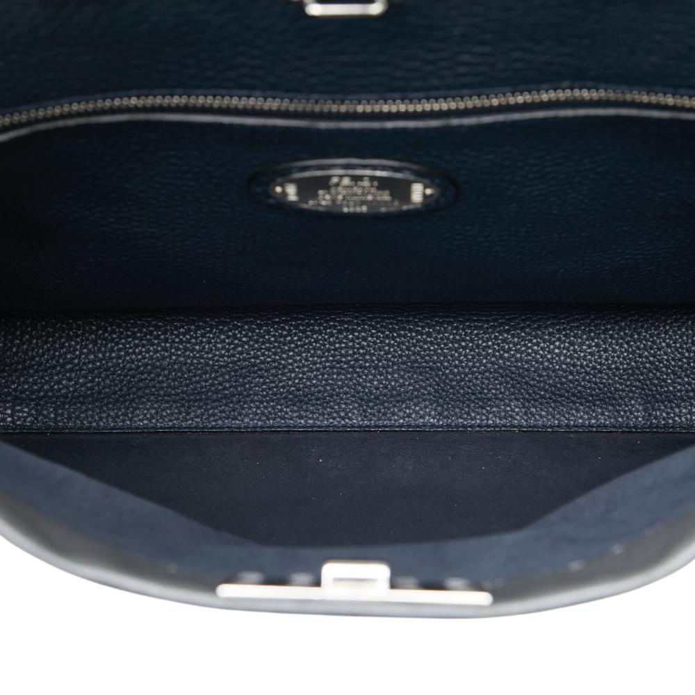 Black Leather Fendi Shoulder Bag