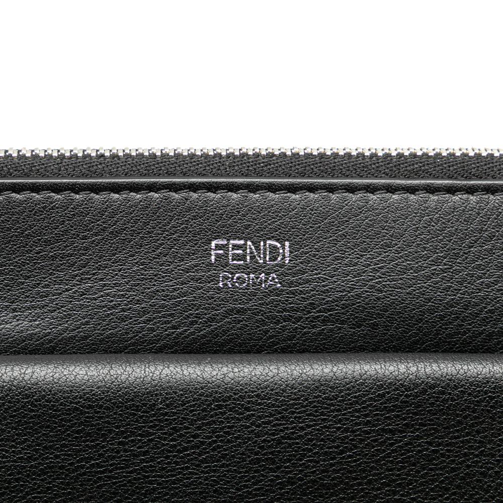 Black Leather Fendi Crossbody Bag