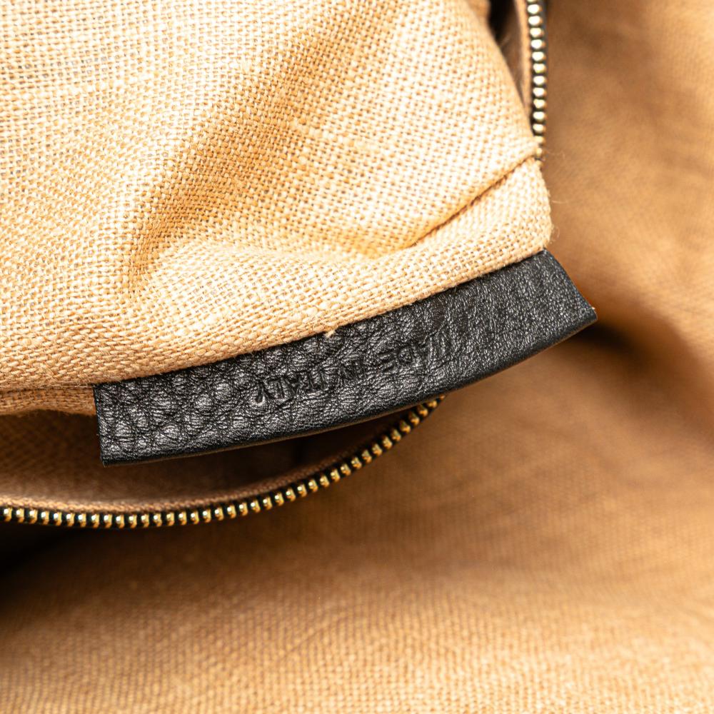 Black Leather Fendi Shoulder Bag