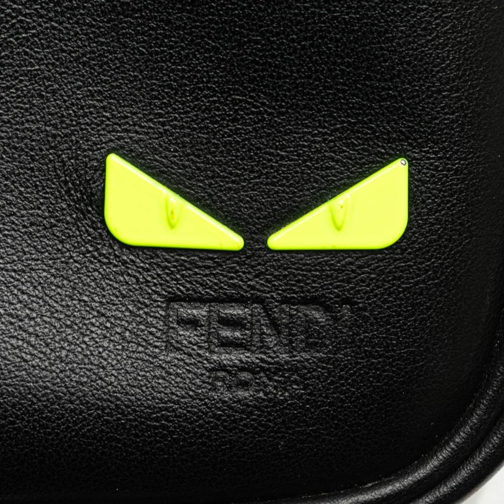 Black Leather Fendi Crossbody Bag