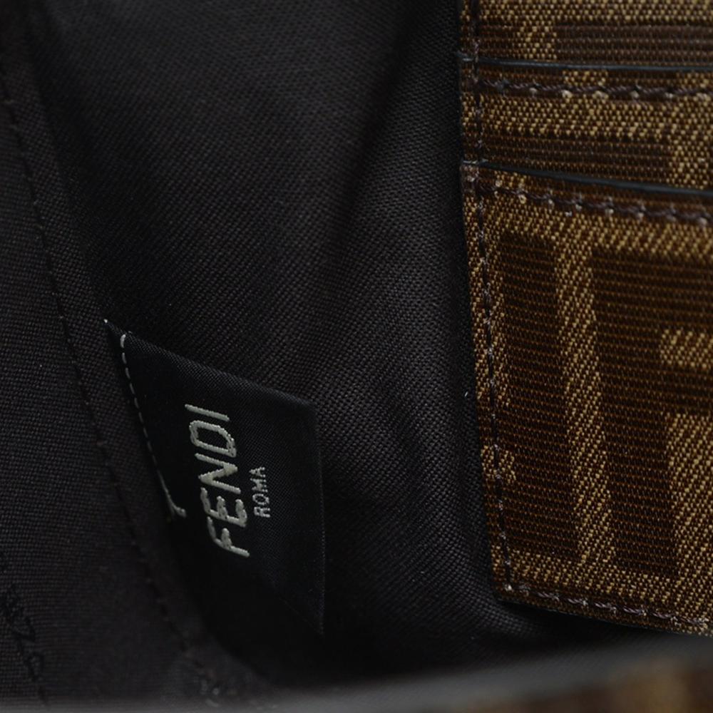 Black Leather Fendi Shoulder Bag
