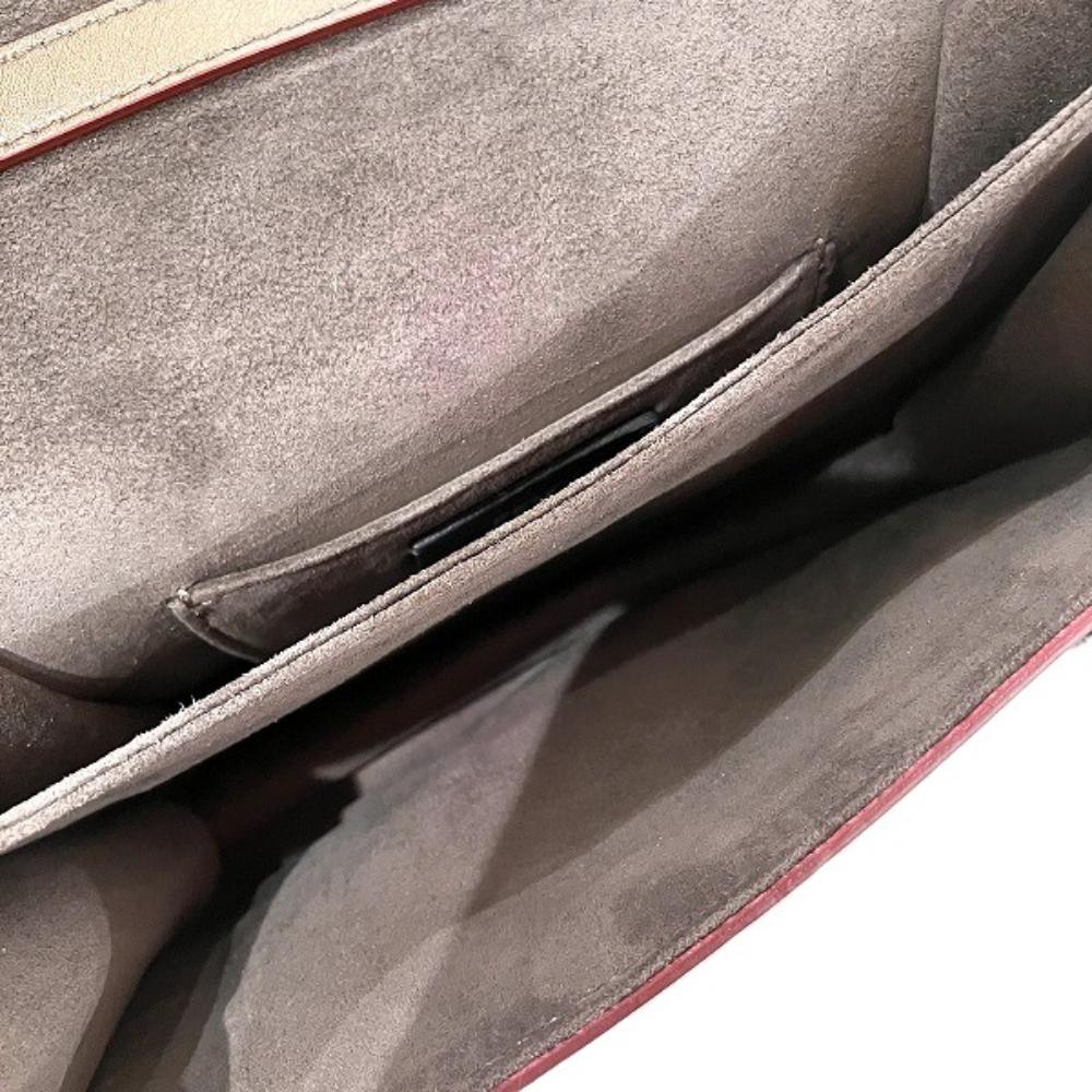 Black Leather Fendi Shoulder Bag