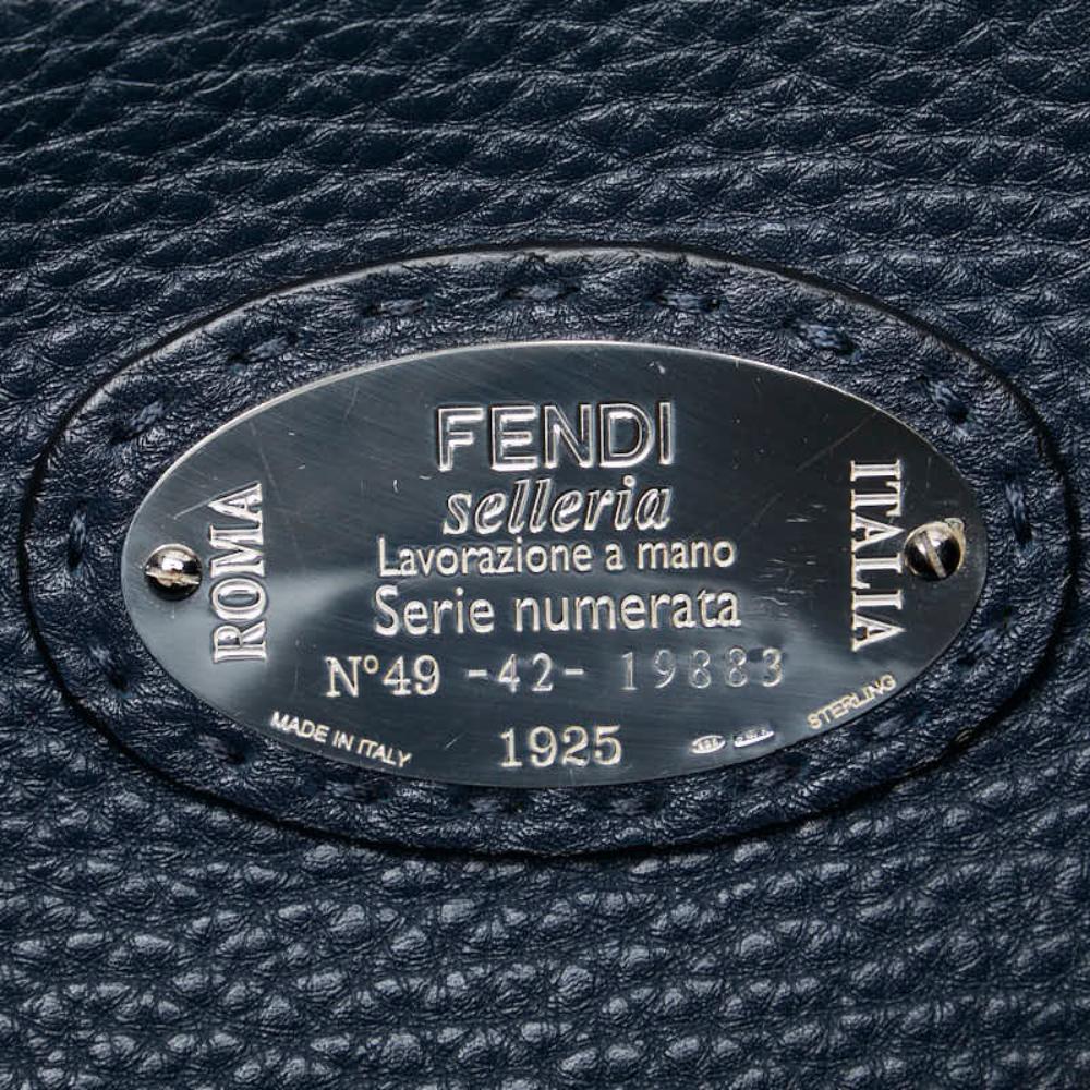 Black Leather Fendi Shoulder Bag