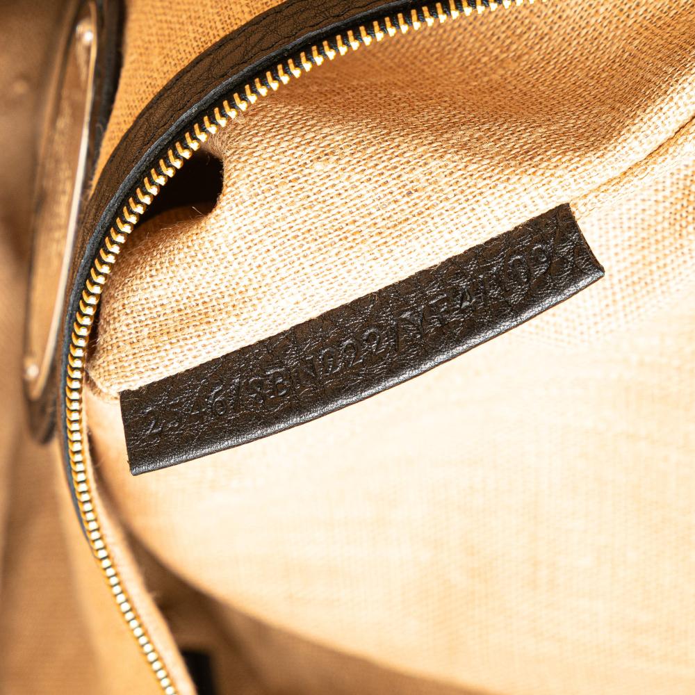 Black Leather Fendi Shoulder Bag