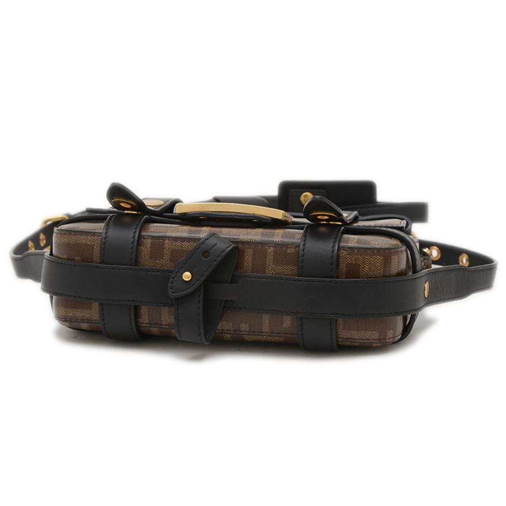 Black Leather Fendi Shoulder Bag
