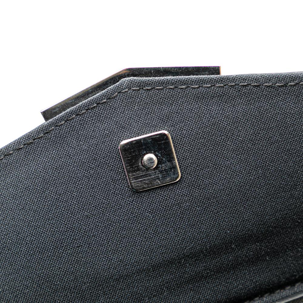 Black Leather Fendi Crossbody Bag