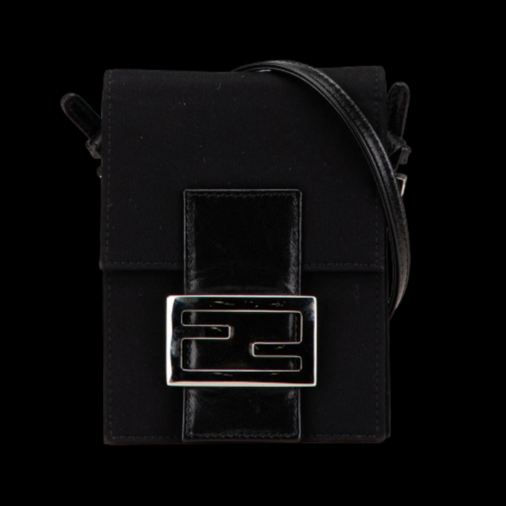 Black Nylon Fendi Crossbody Bag