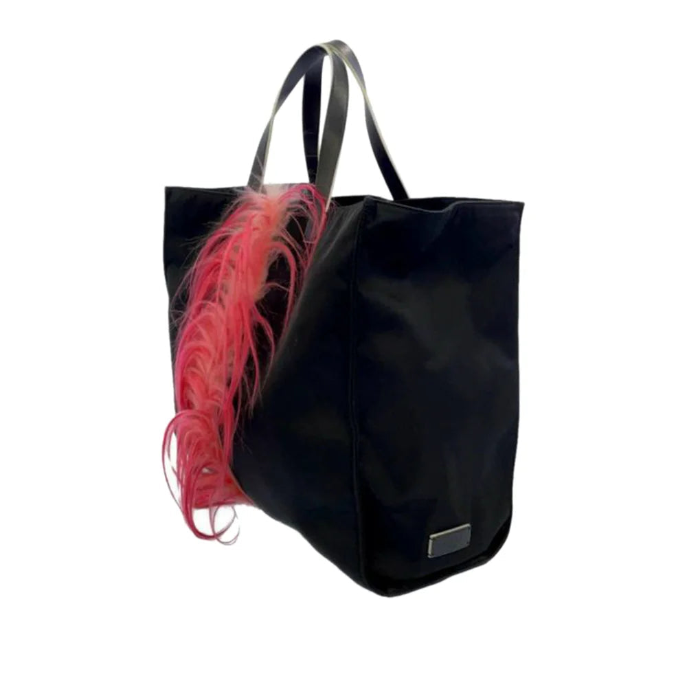 Black Nylon Fendi Tote