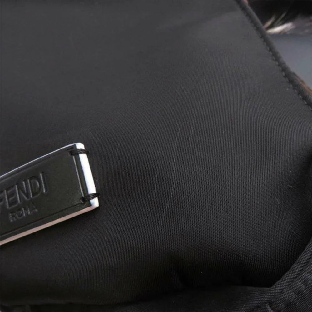 Black Nylon Fendi Tote