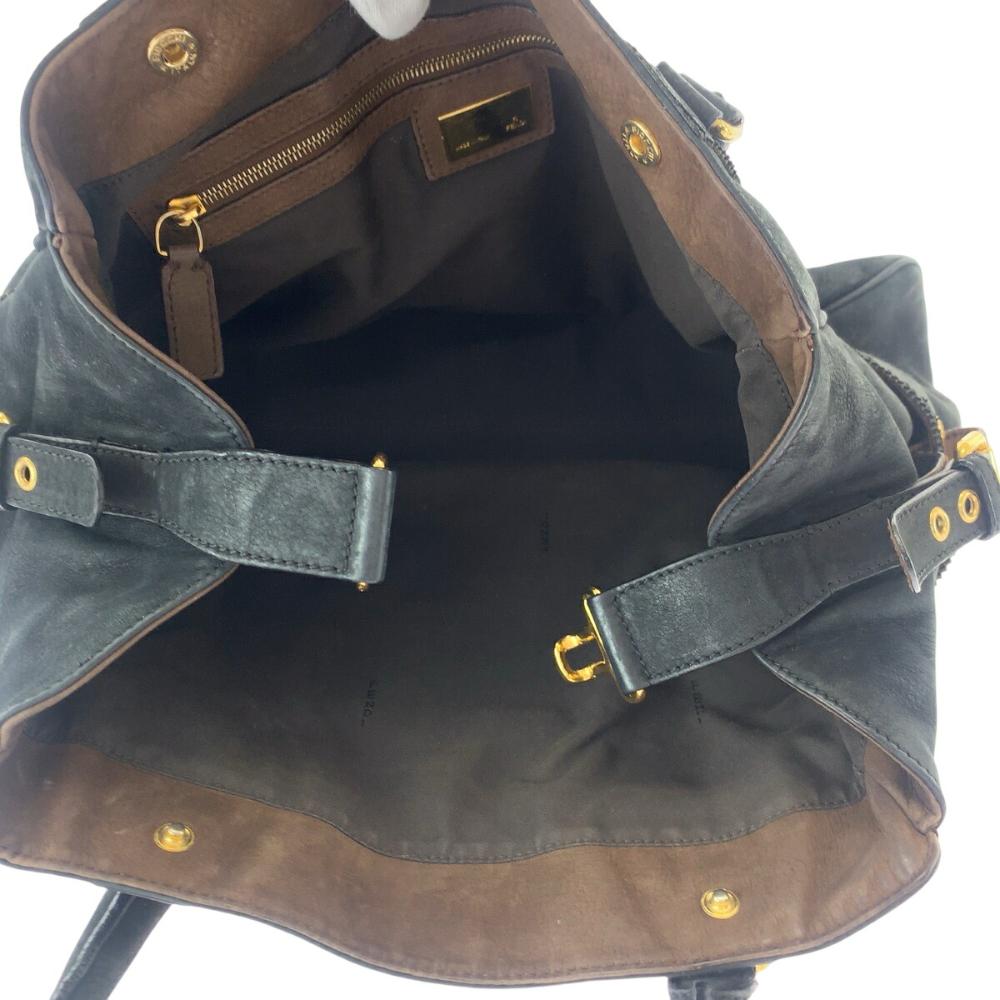 Black Suede Fendi Shoulder Bag