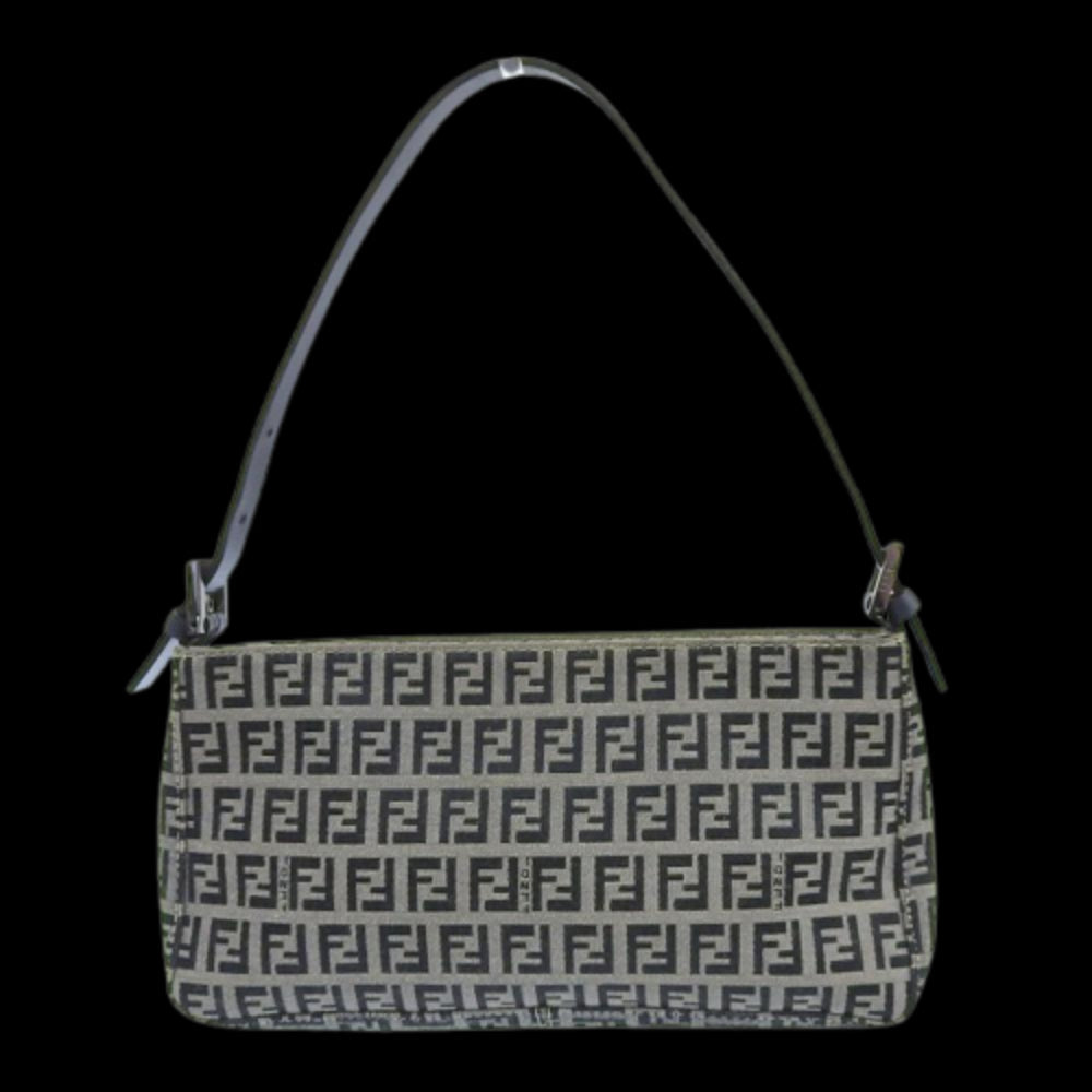 Blue Canvas Fendi Clutch