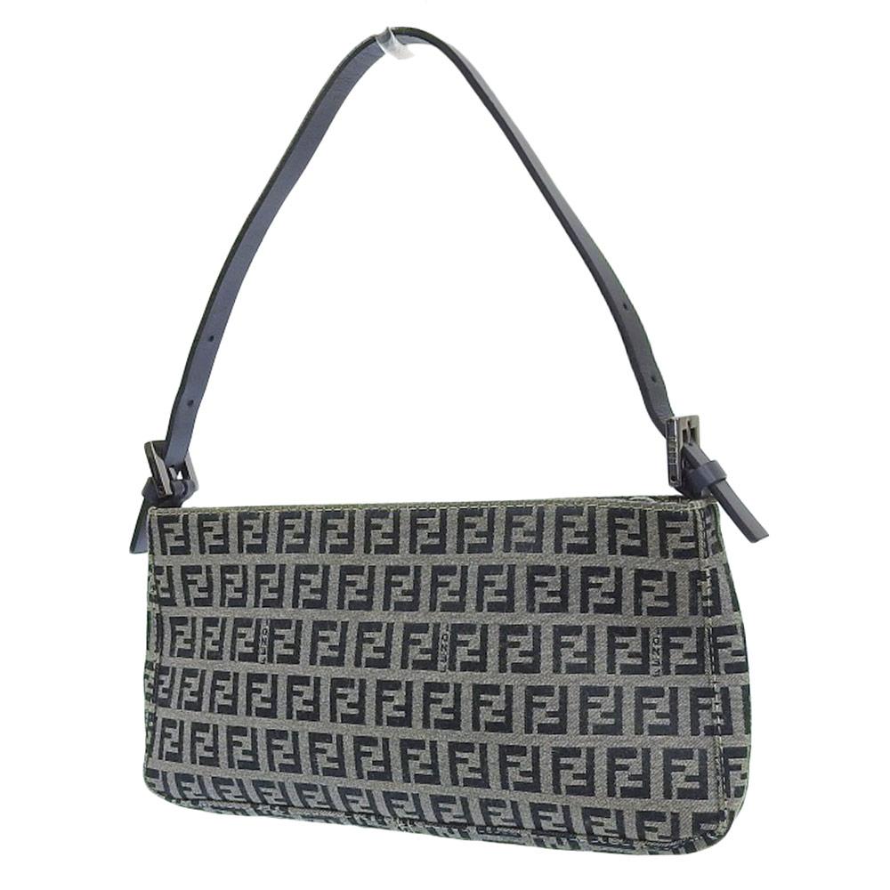 Blue Canvas Fendi Clutch