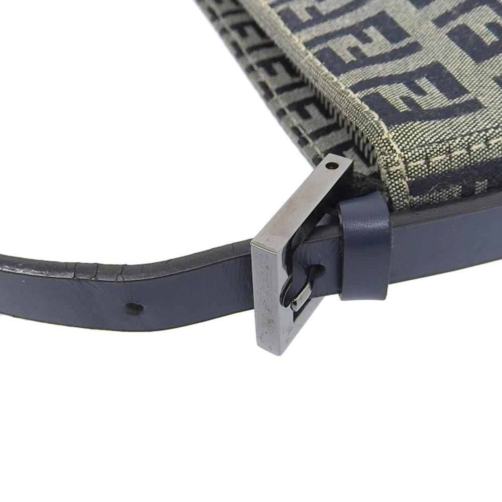 Blue Canvas Fendi Clutch