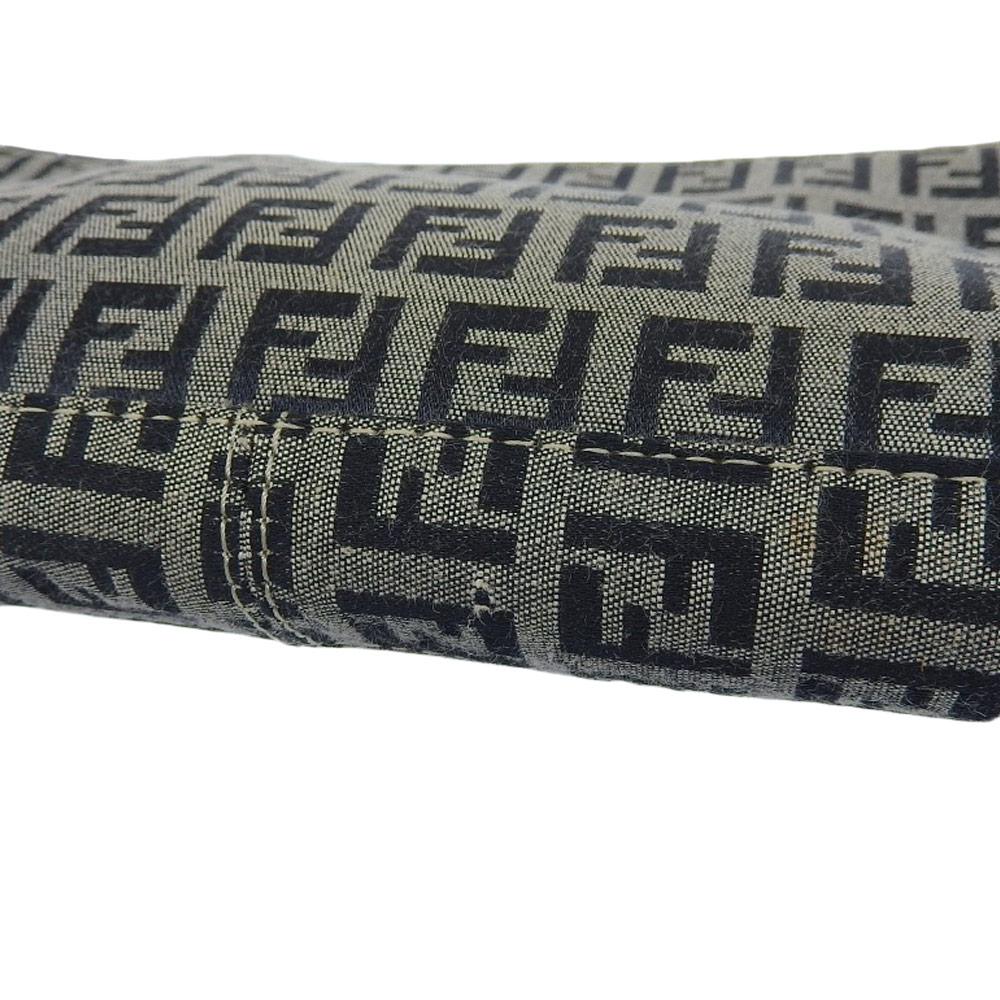 Blue Canvas Fendi Clutch