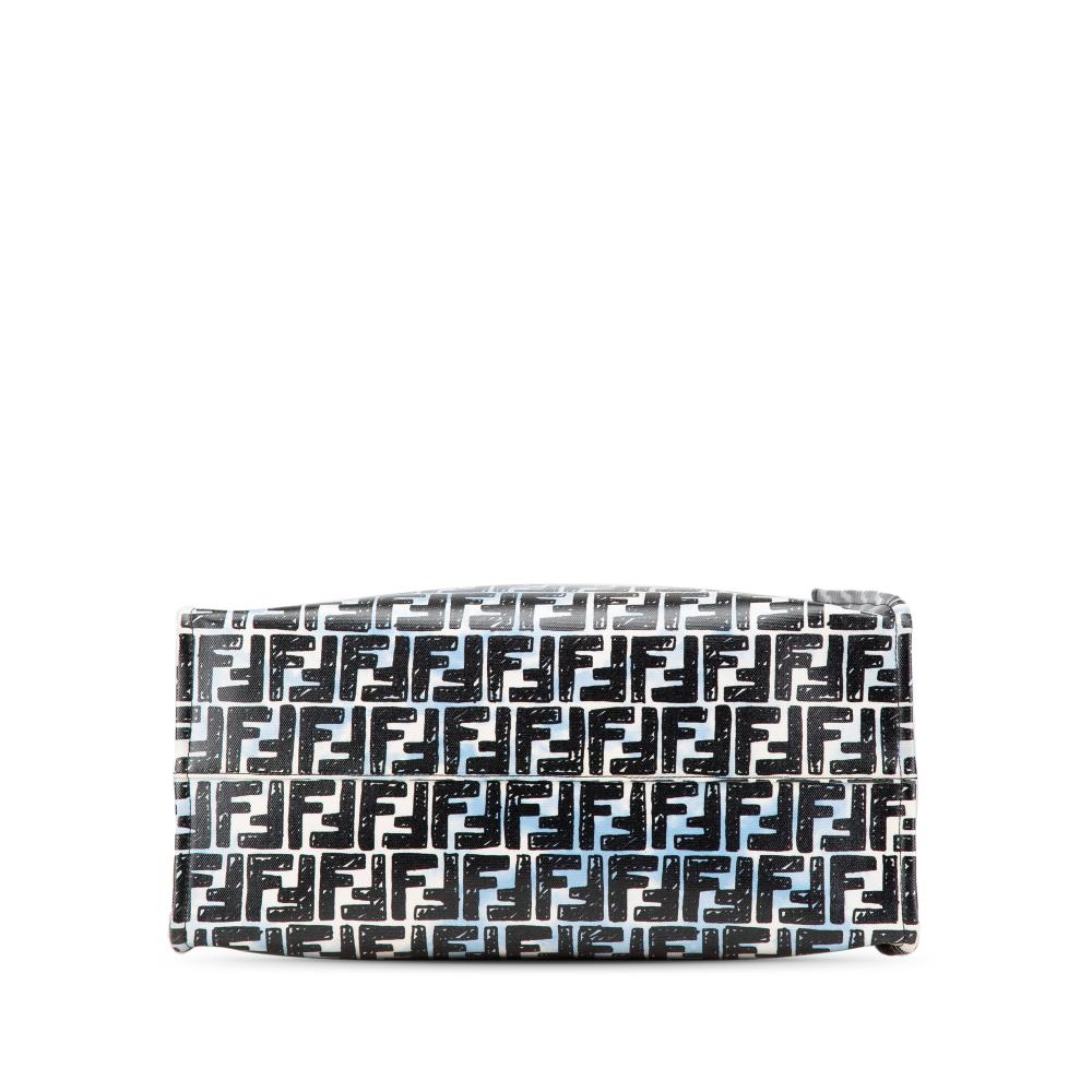 Blue Fabric Fendi Tote
