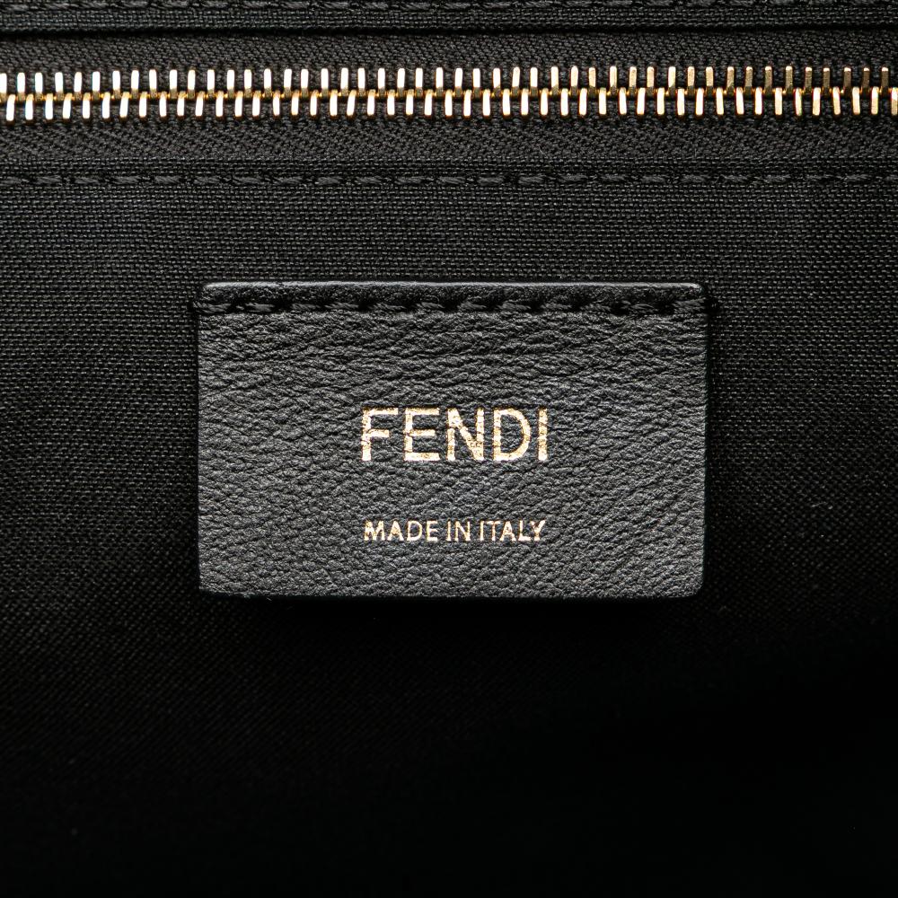 Blue Fabric Fendi Tote