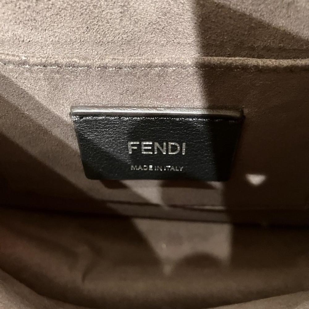 Blue Leather Fendi Crossbody Bag