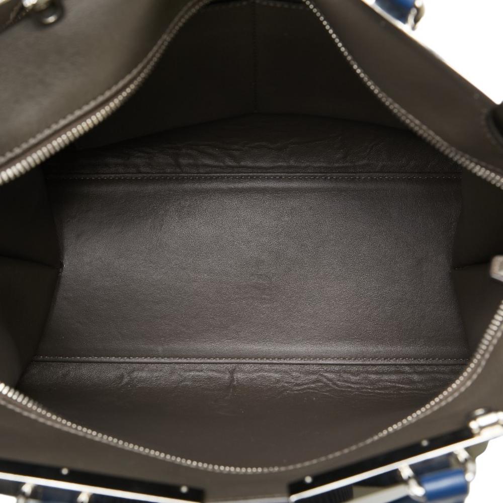 Blue Leather Fendi Shoulder Bag