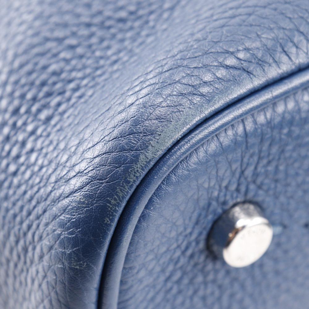 Blue Leather Fendi Shoulder Bag