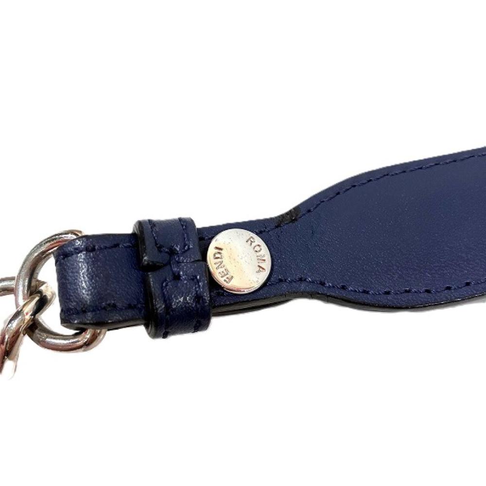 Blue Leather Fendi Shoulder Bag