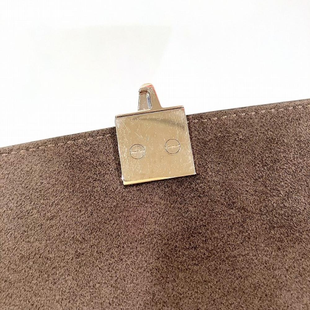 Blue Leather Fendi Shoulder Bag
