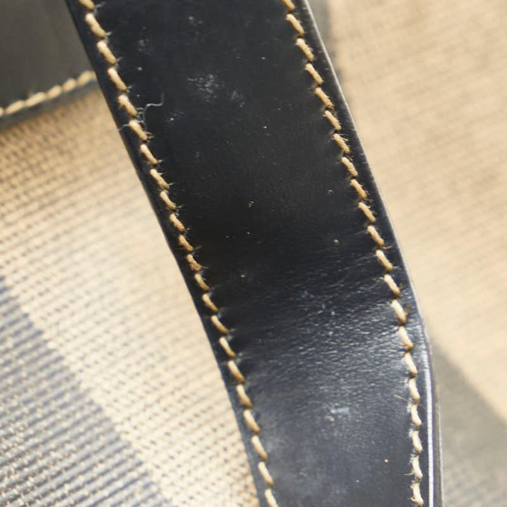 Brown Canvas Fendi Backpack