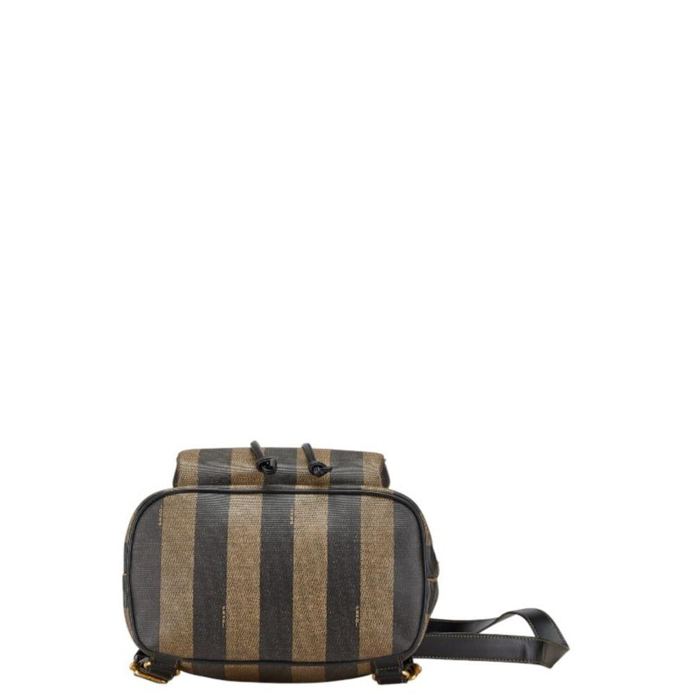 Brown Canvas Fendi Backpack