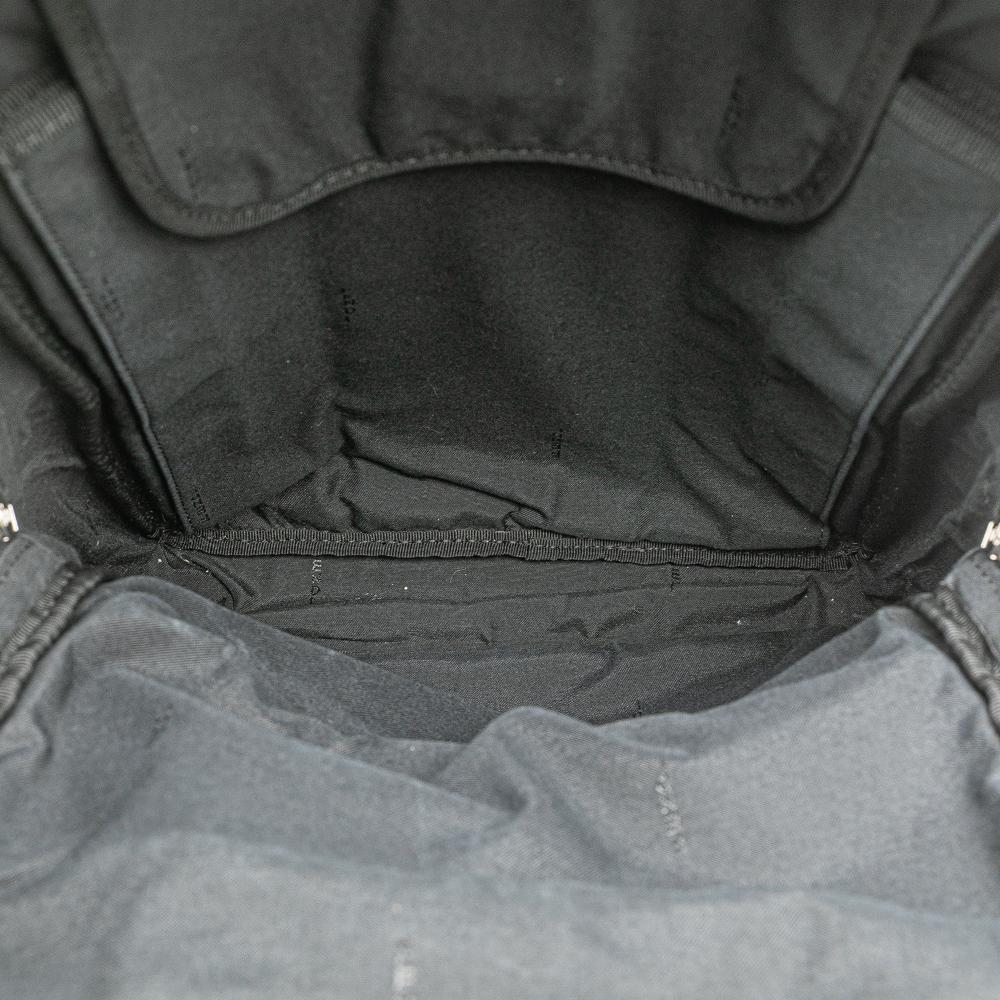 Brown Canvas Fendi Backpack